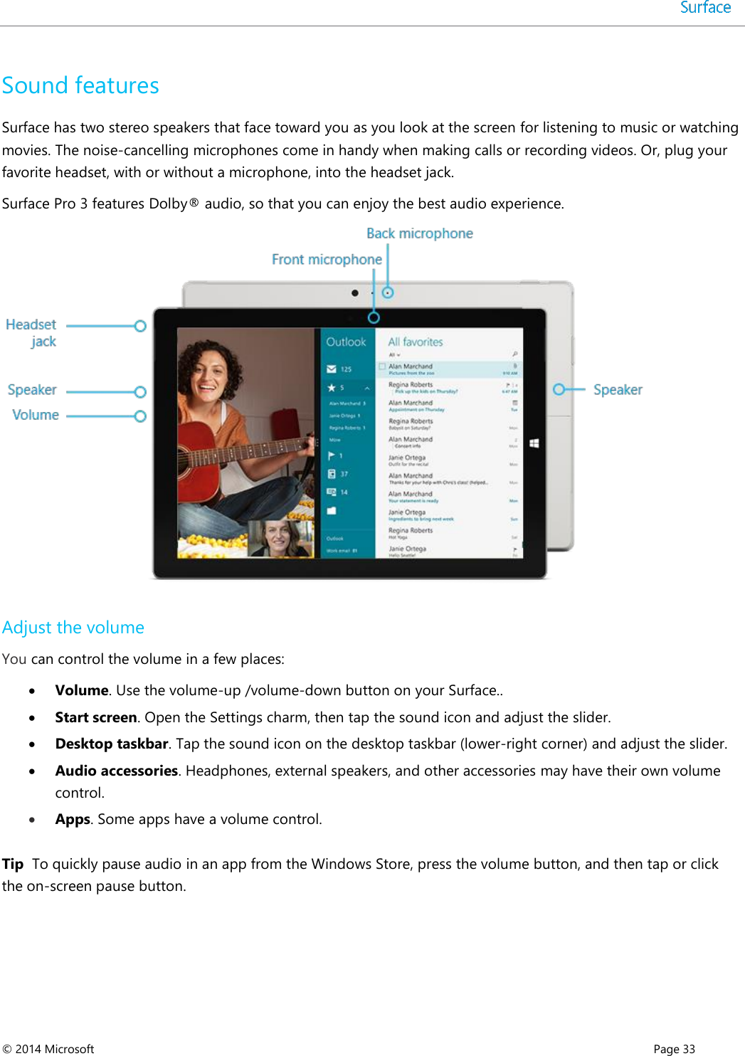 Microsoft Surface Pro 5 User Manual