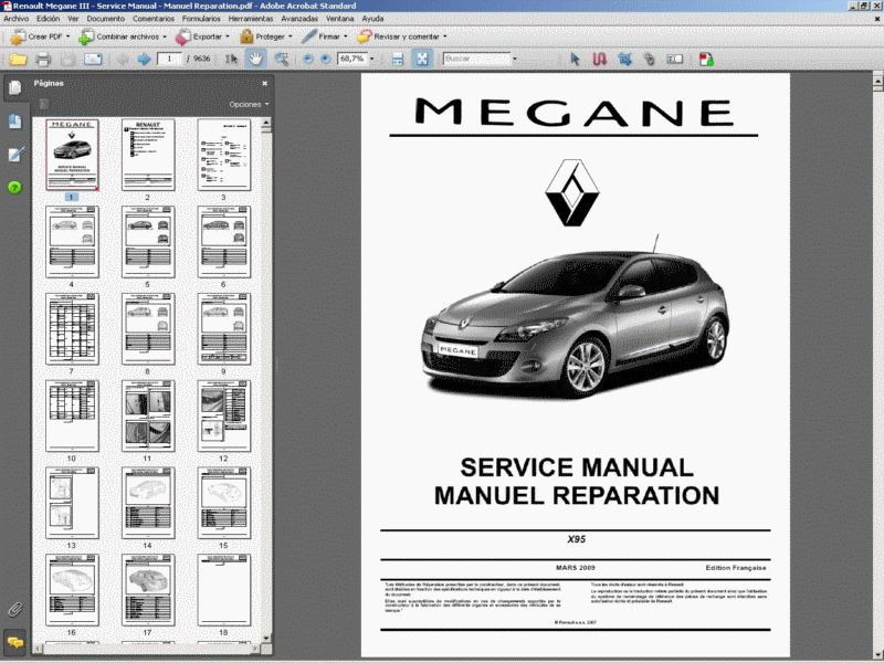 Renault Megane 2001 User Manual Pdf